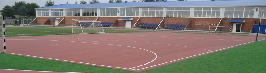 Sports Centre Fakel, Krasnodar Region, Russia - Decoflex D8 Sports Flooring